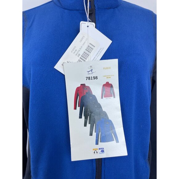 North End Women's Zip Up Long Sleeve Blue Sweater Sz M - NWT - Picture 5 of 8